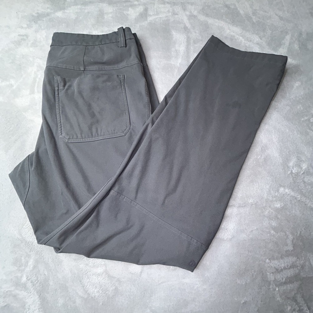 Lululemon Golf Pants Men 38x32 ABC Commission Chino Slim Fit Warpstreme Gray